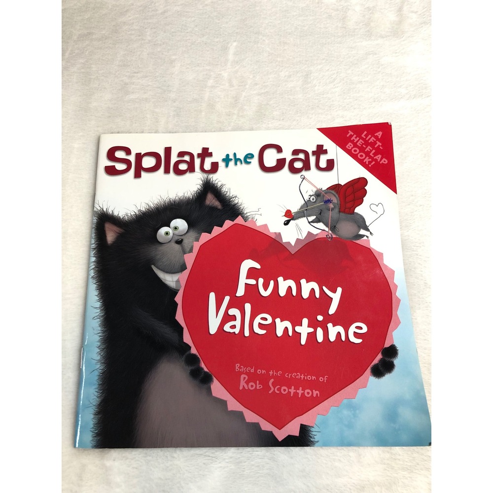 Splat the Cat Funny Valentine Book Kids Lift-the-Flap First Edition